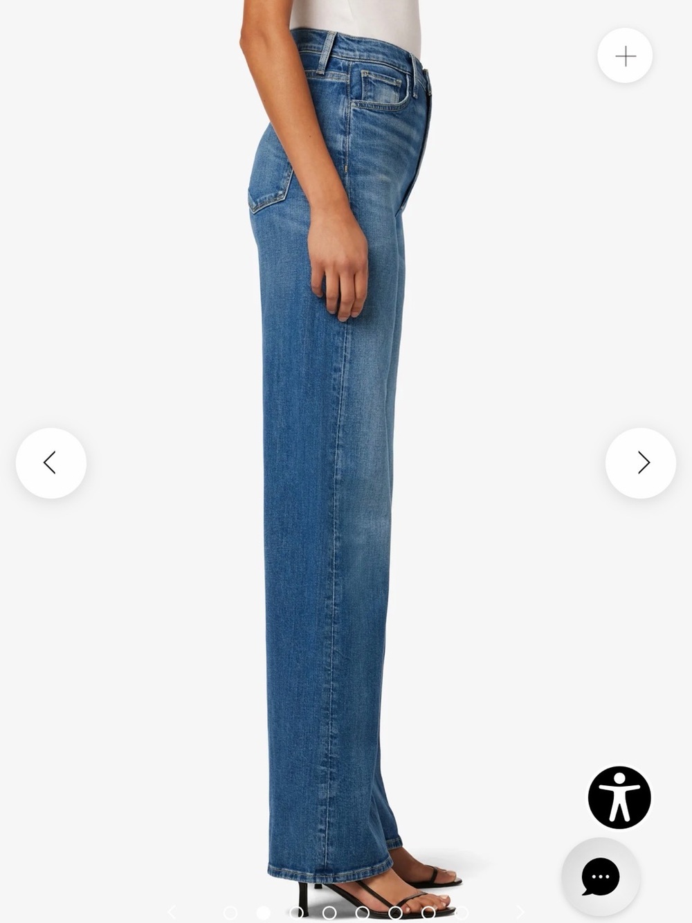 Joe’s Jeans “The Mia” High-Rise Wide Leg Sz 25 - Picture 3 of 12